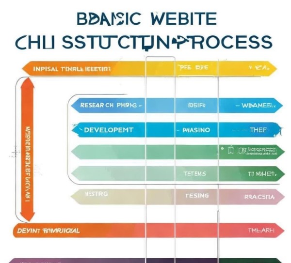 简述网站建设基本流程图
